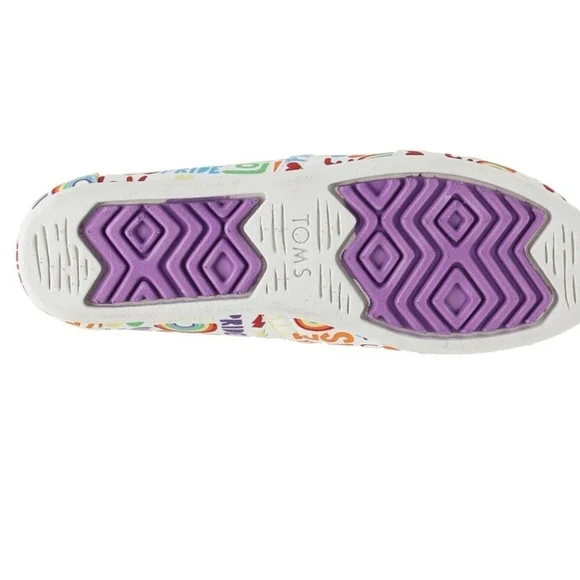 Toms Alpargata Unity Love Wins Slip on Shoes Multiple Sizes 8.5 & 9.5 - Picture 5 of 8